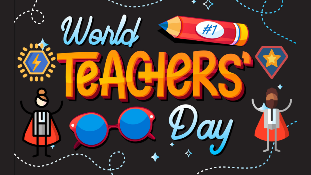 Teachers are superheroes Tribute to teachers